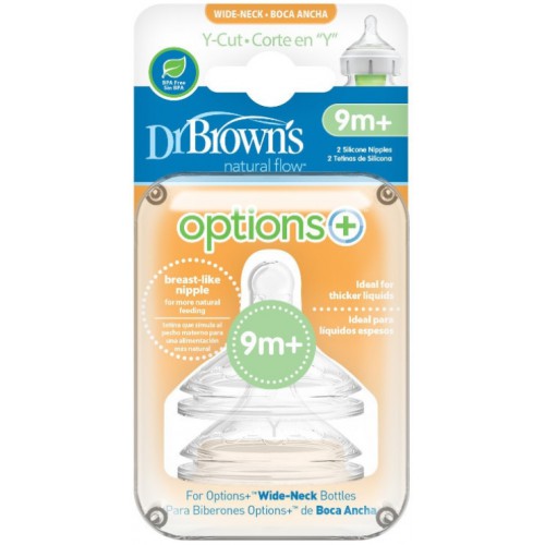 Dr Brown's - Options Plus Nipple Wide Neck Replacement