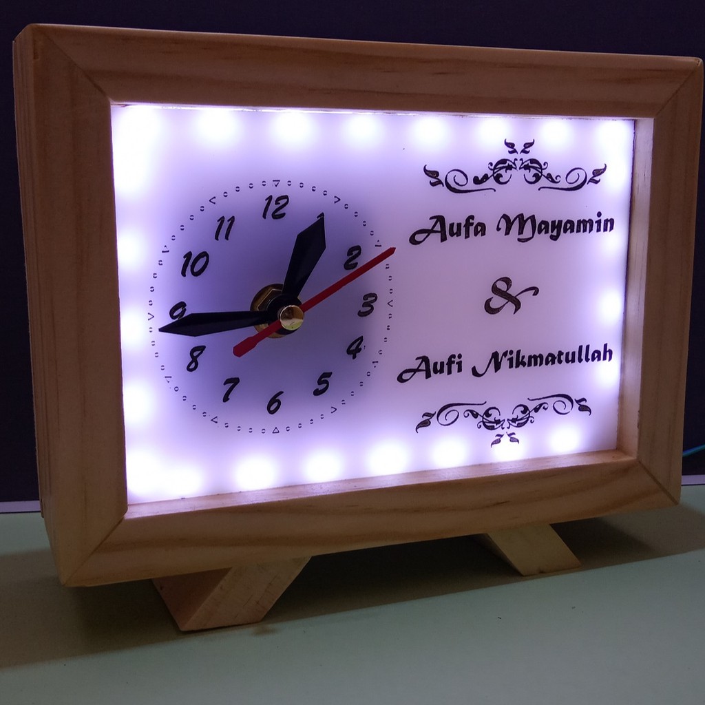 JAM BOX AKRILIK CUSTOM, COCOK BUAT KADO ULANG TAHUN , KADO WISUDA, KADO ANNIVERSARY, KADO VALENTINE