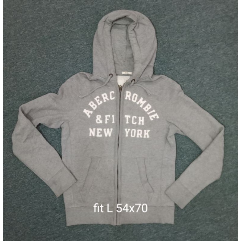 jaket Hoodie Zipper second original Abercrombie/ ziphoodie bekas preloved branded. not dickies nike