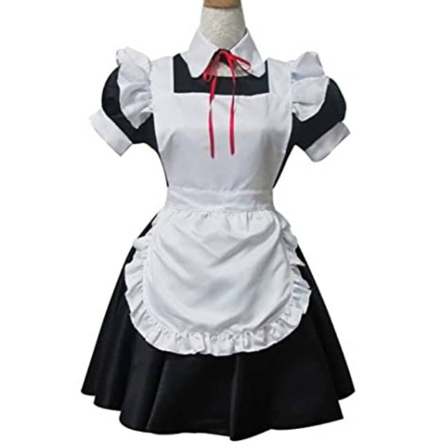 [AsahiCos] Maid costume cosplay bahan HQ