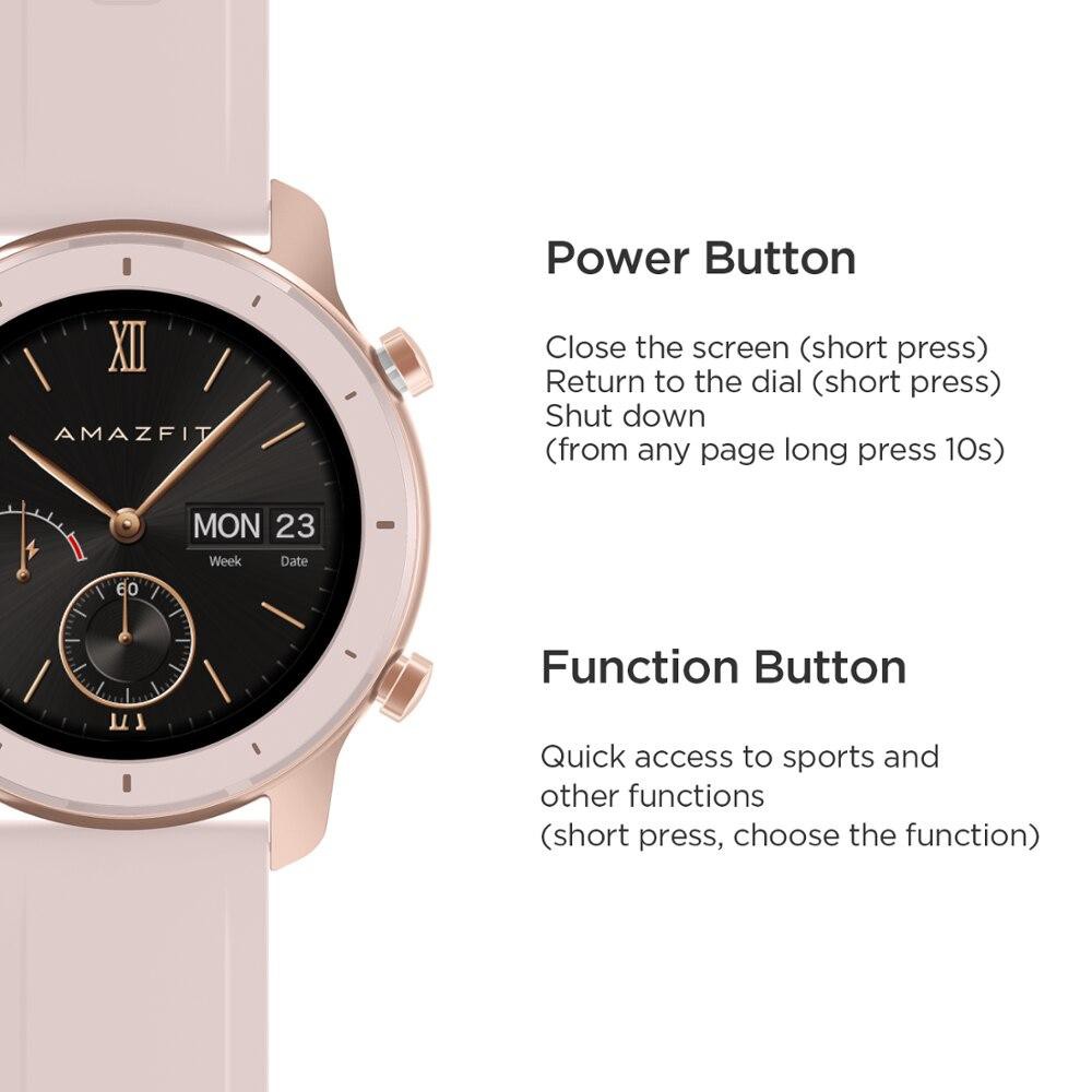 Amazfit GTR 42mm Smart Watch Sport Built-in GPS + GLONASS