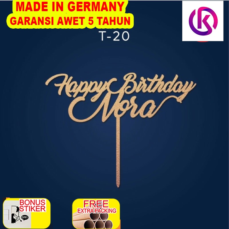

Murah T-20 / CAKE TOPPER / TOPPER / HIASAN KUE / BIRTHDAY TOPPER / ACRYLIC