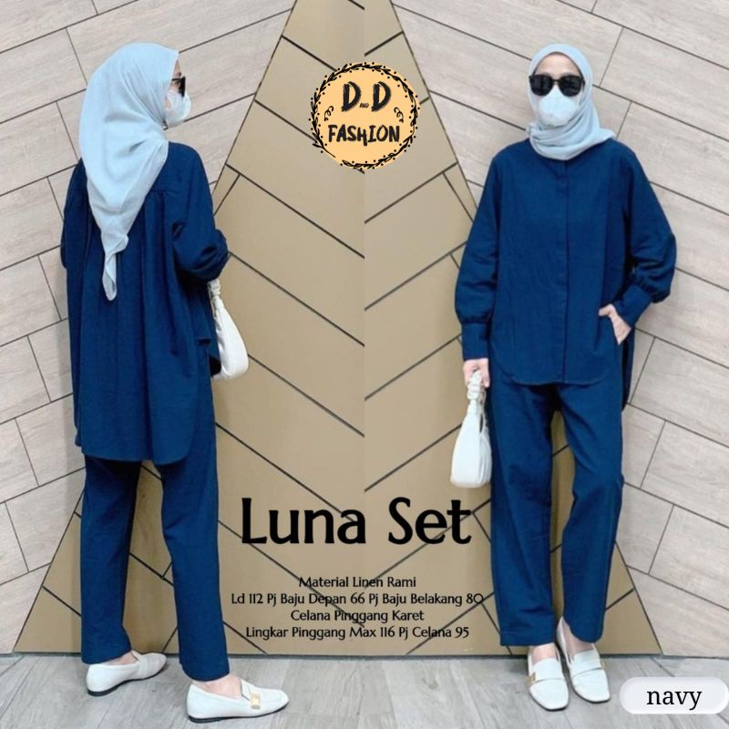 LUNA/DELISHA SET SET BAJU WANITA TERBARU