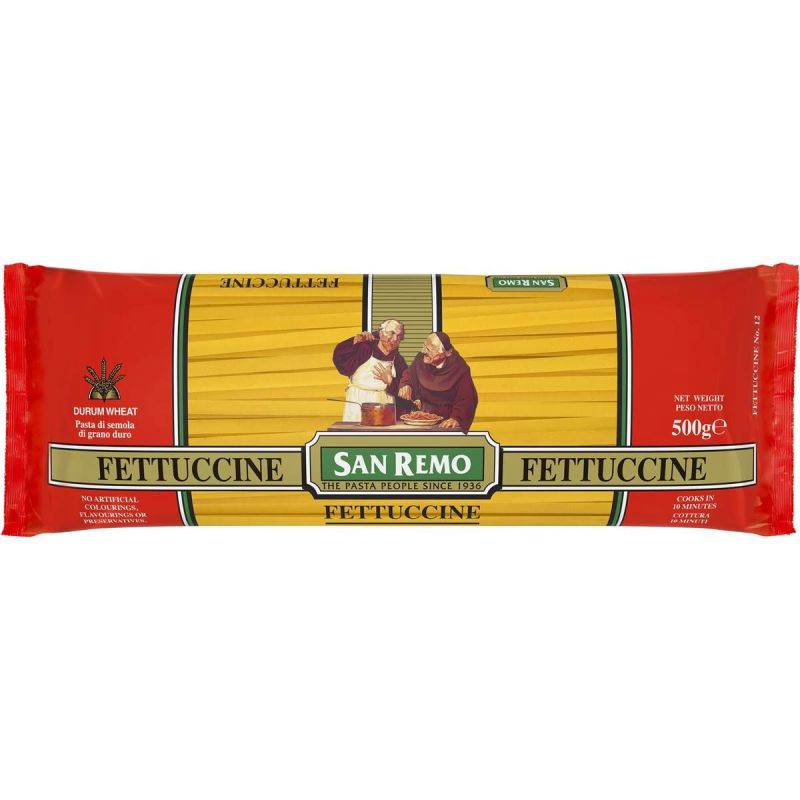 

SAN REMO PASTA FETTUCINE 500 GRAM