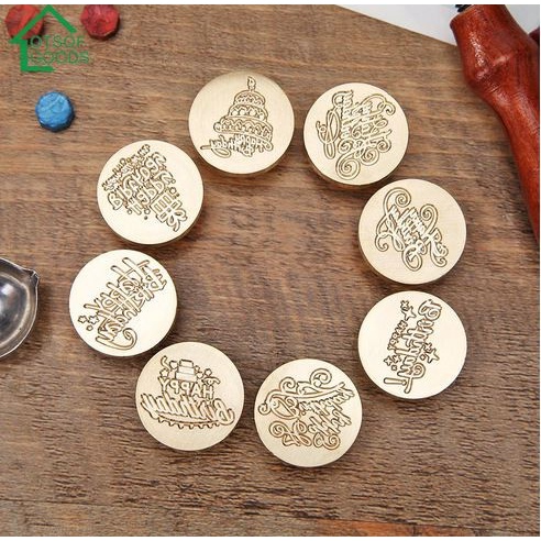 Sealing Wax Stamp with Wood Handle - Happy Birthday Series
