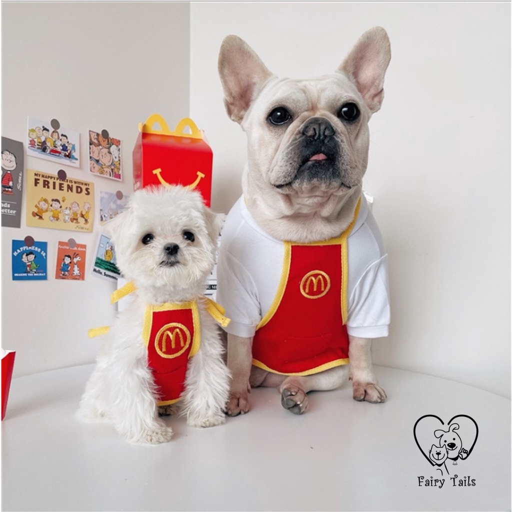 Kostum Cosplay Anjing Kucing Apron Celemek Starbucks ''Catbucks'' | Pet Costume Starbucks Apron