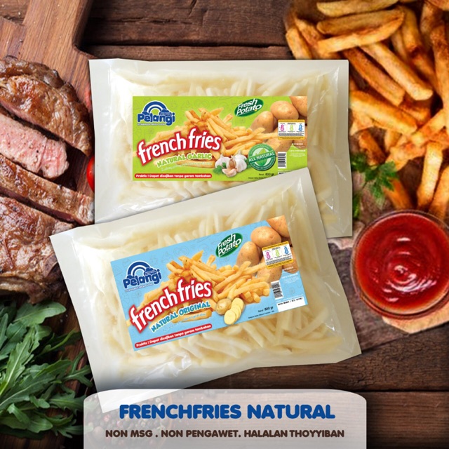 

French fries pelangi
