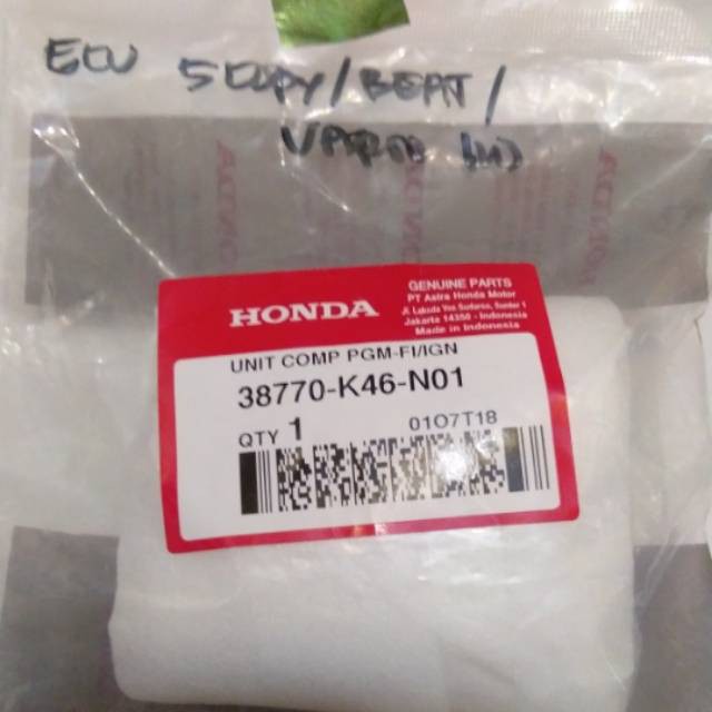 ECM ECU CDI VARIO 110 FI PGM-FI Vario 110 injeksi