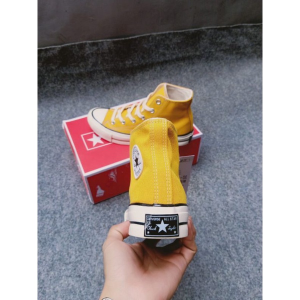 CONVERSE CT 70's high YELLOW GLOSSY (KINCLONG) IMPORT MADE IN VIETNAM