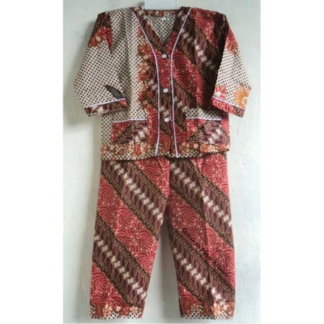 Cuci Gudang Baju Tidur / Piyama Anak Batik Size S lbQqYDfeWnJJ