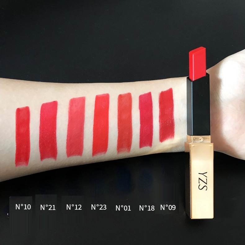 YZS Ultralight Matte Lipstick Lipstik Ultra Light Mattedorable Lip Cream Intense Matte Lipstick Long Lasting Finish Lipstik