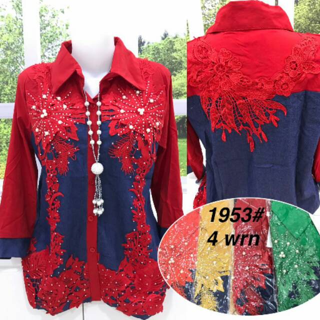 Kemeja Import Kuhan Wanita-Denim-Murah