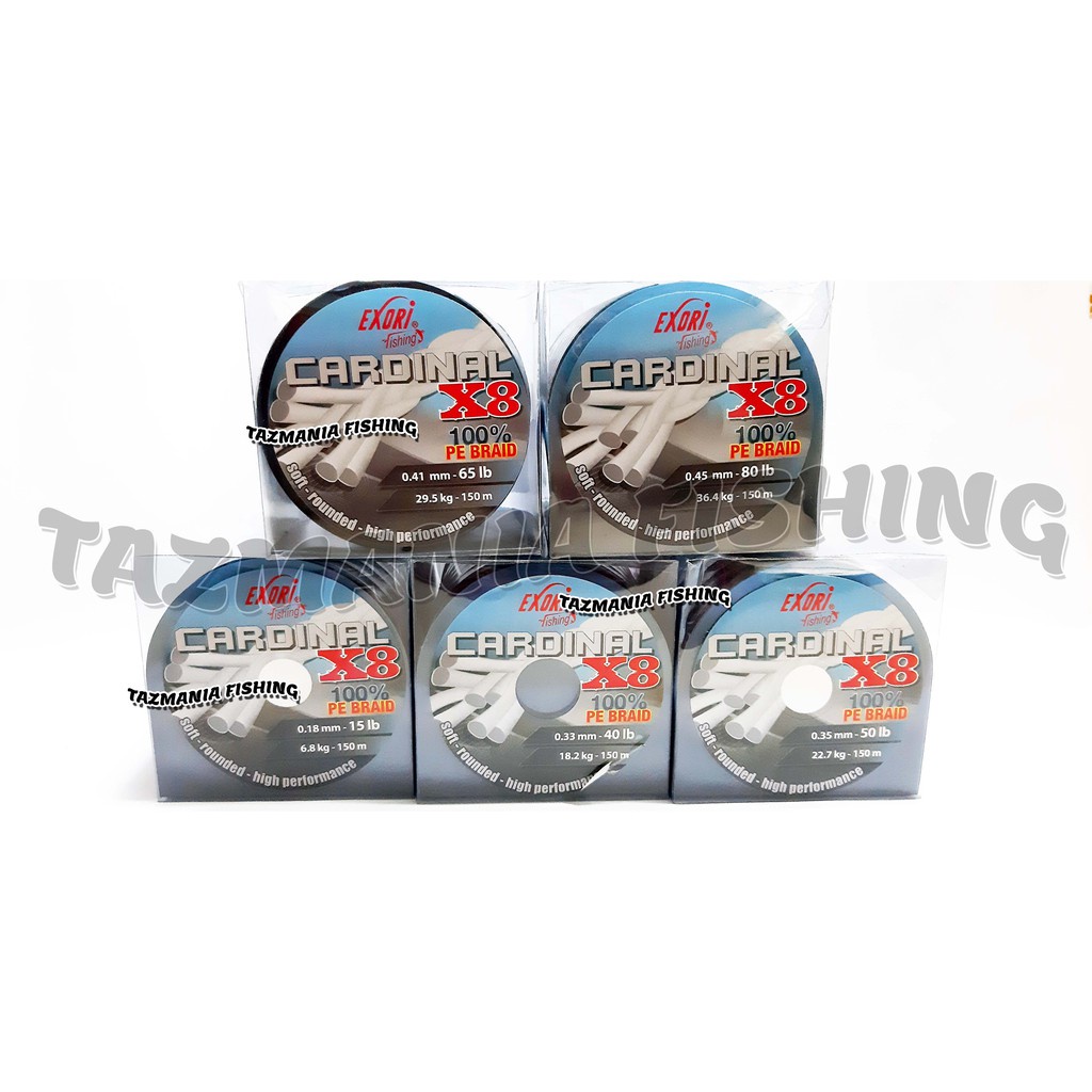 pe exory cardinal x8 15lb 40lb 50lb 65lb 80lb GROSIR