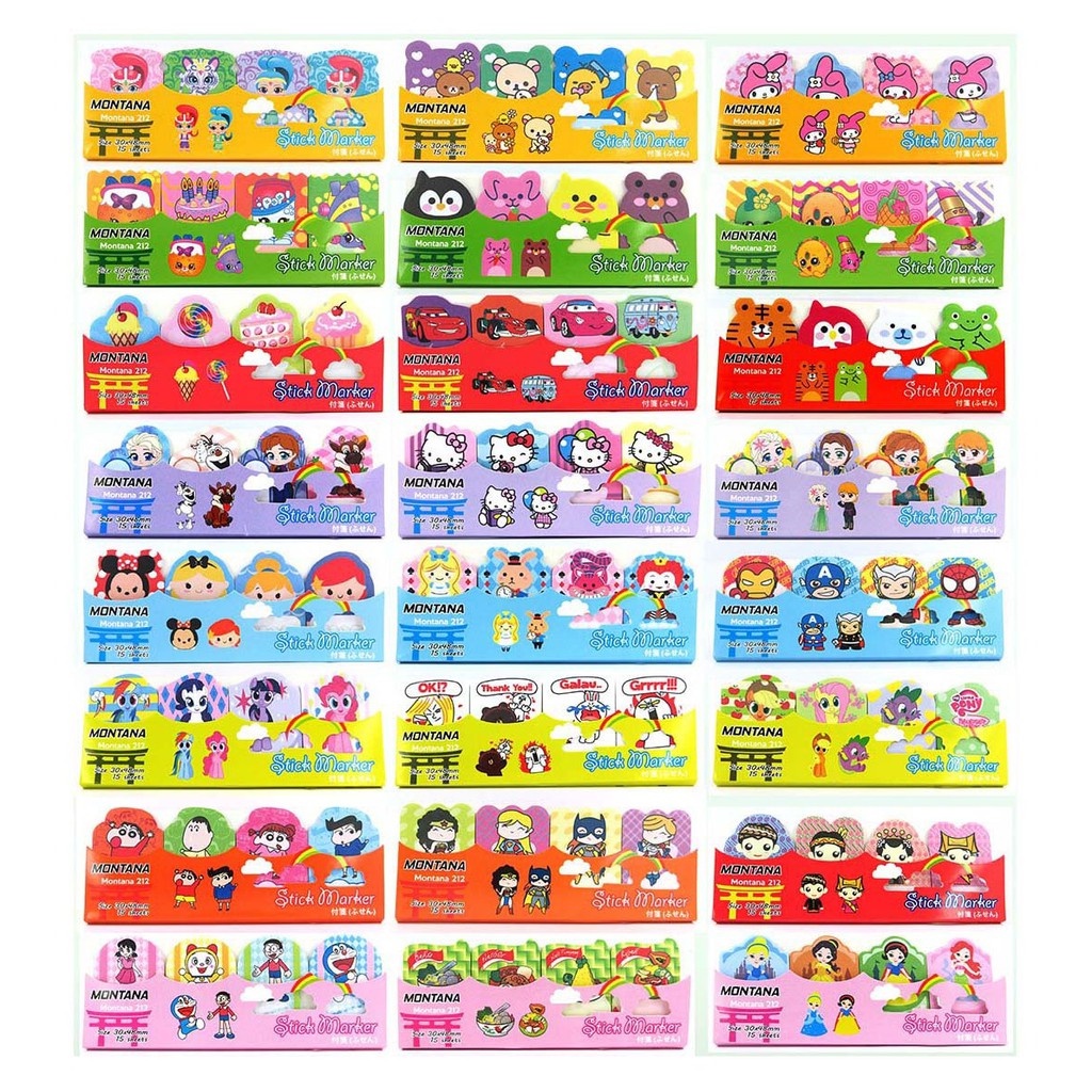 MONTANA Memo Stick / Sticky Note / Memo Tempel Montana 212-4