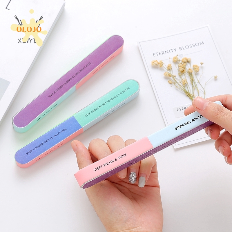 Fungsi Kreatif Cetak Kikir Kuku 7 Cara Alat Manicure Buffer Shiner Manicure Kuku Kosmetik  olo