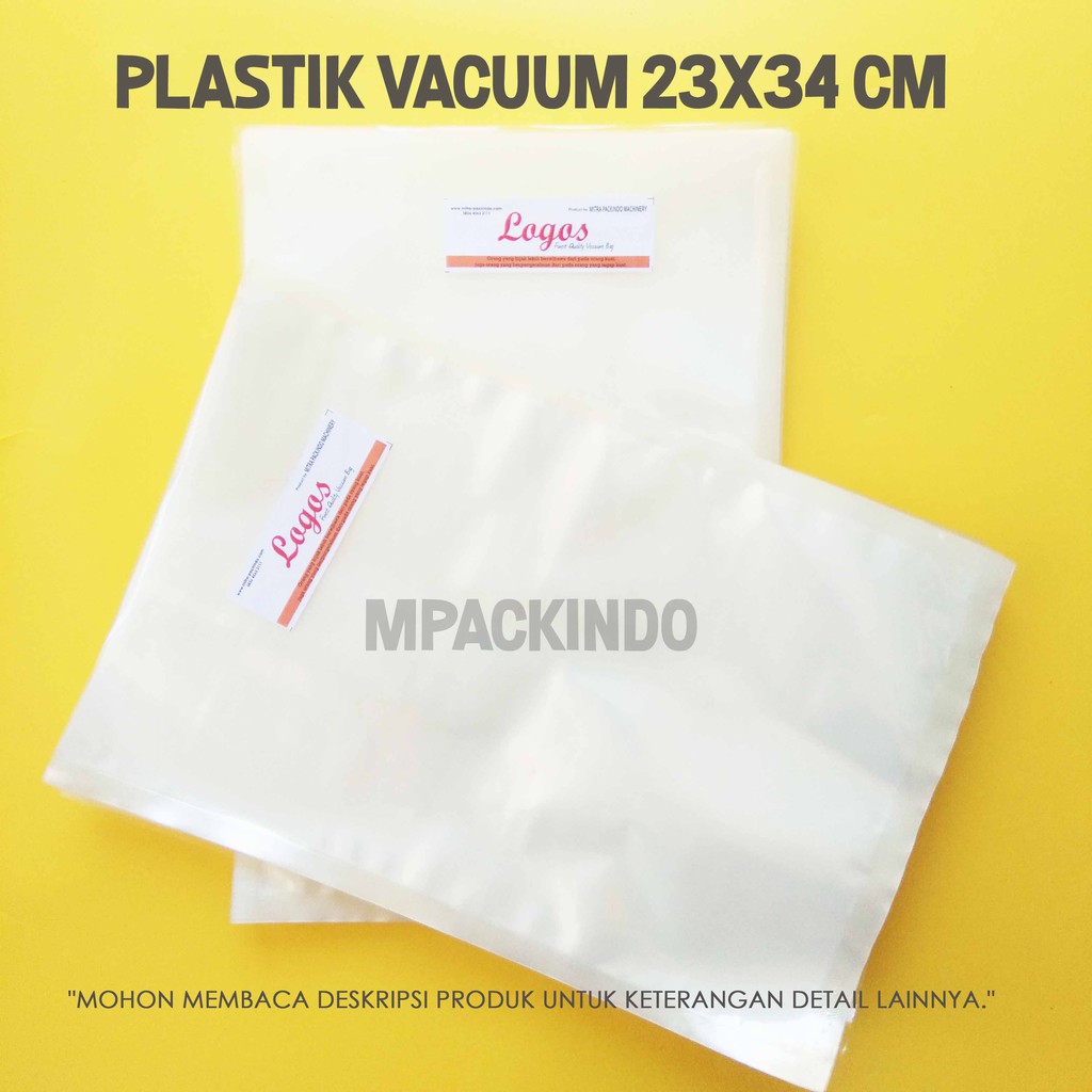 Plastik Vacuum 23x34 cm Vakum Bag Plastic Vacum Sealer 