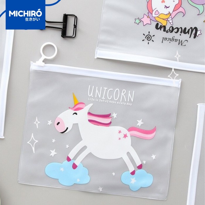 

Diskon Michiro Pouch Tranparan Serbaguna Unicorn Transparant Pencil Case Cute Berkualitas