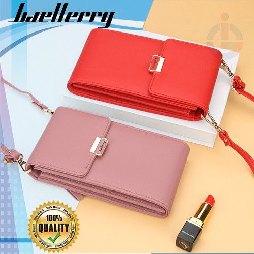 Tas Selempang Mini Kulit Wanita Dompet Multifungsi Baellerry N5191