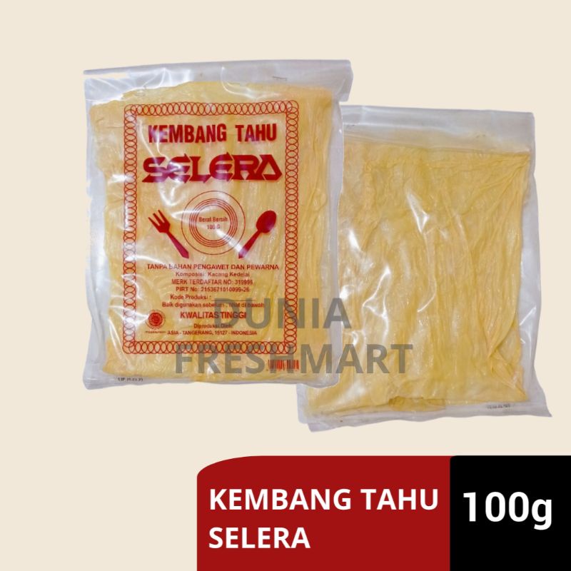 

Kembang Tahu Merk Selera Cap Sendok Garpu 100gr KULIT KEMBANG TAHU SELERA