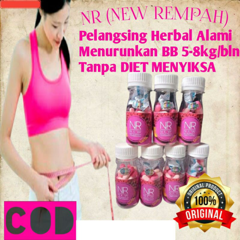 NR  Herbal (New Rempah) Obat Diet Penurun dan Pelangsing berat badan terAmpuh 5-10kg perbulan