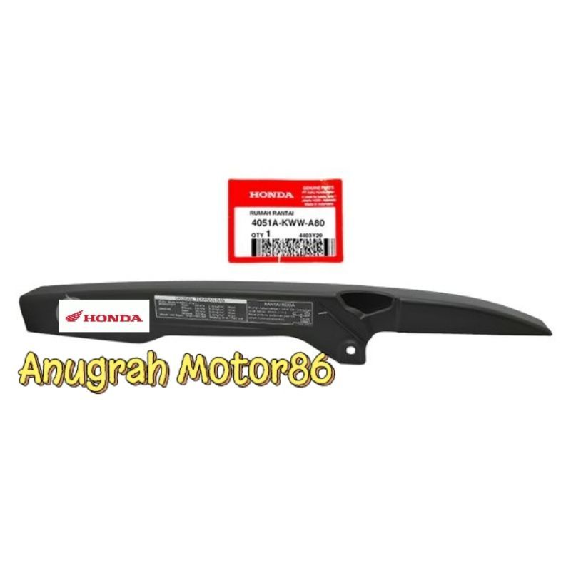 4051A-KWW-A80 Tutup Tengkas Tutup Rantai Katengkas Revo 110 Blade Asli Honda