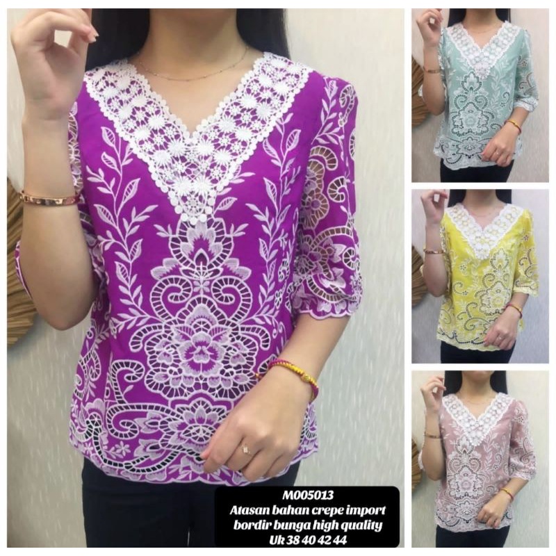 BLOUSE ATASAN MEREK CHIBI KATUN PREMIUM