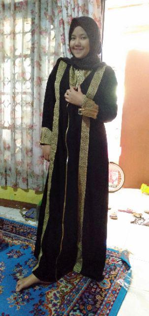 New Abaya Gamis Maxi Dress Arab Saudi Bordir Zephy Turki 