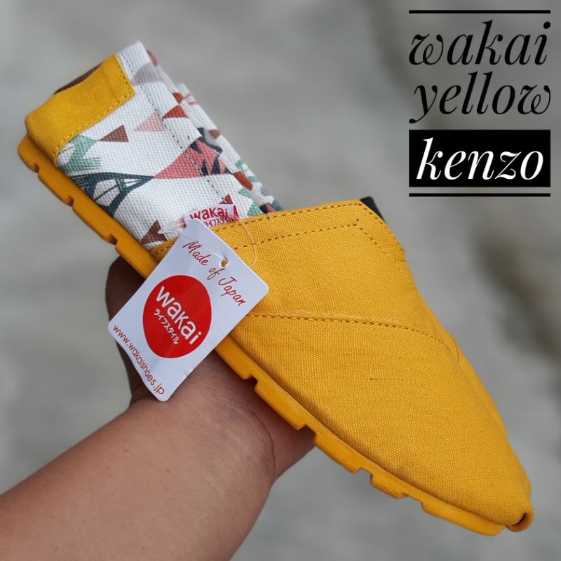 Sepatu WAKAI kasual slip on pria wanita GRADE ORI