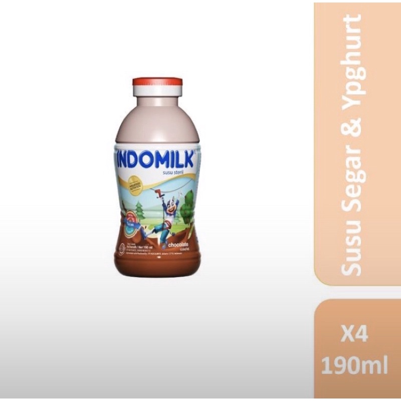 

Susu UHT INDOMILK Botol 190ml