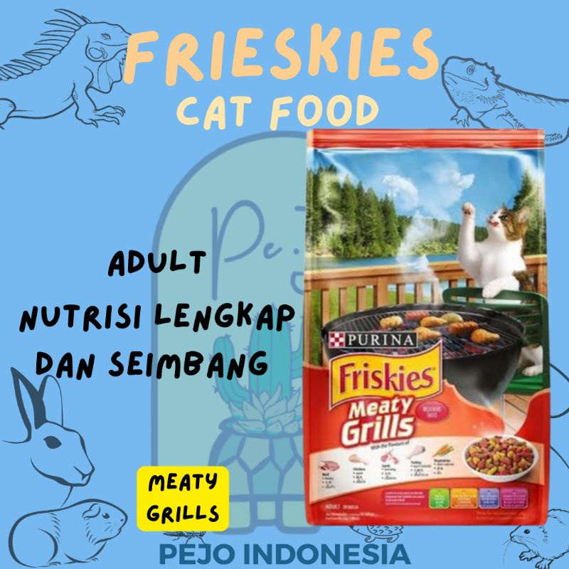 Makanan Kucing Friskies Cat Food Meaty Grill 2.8kg