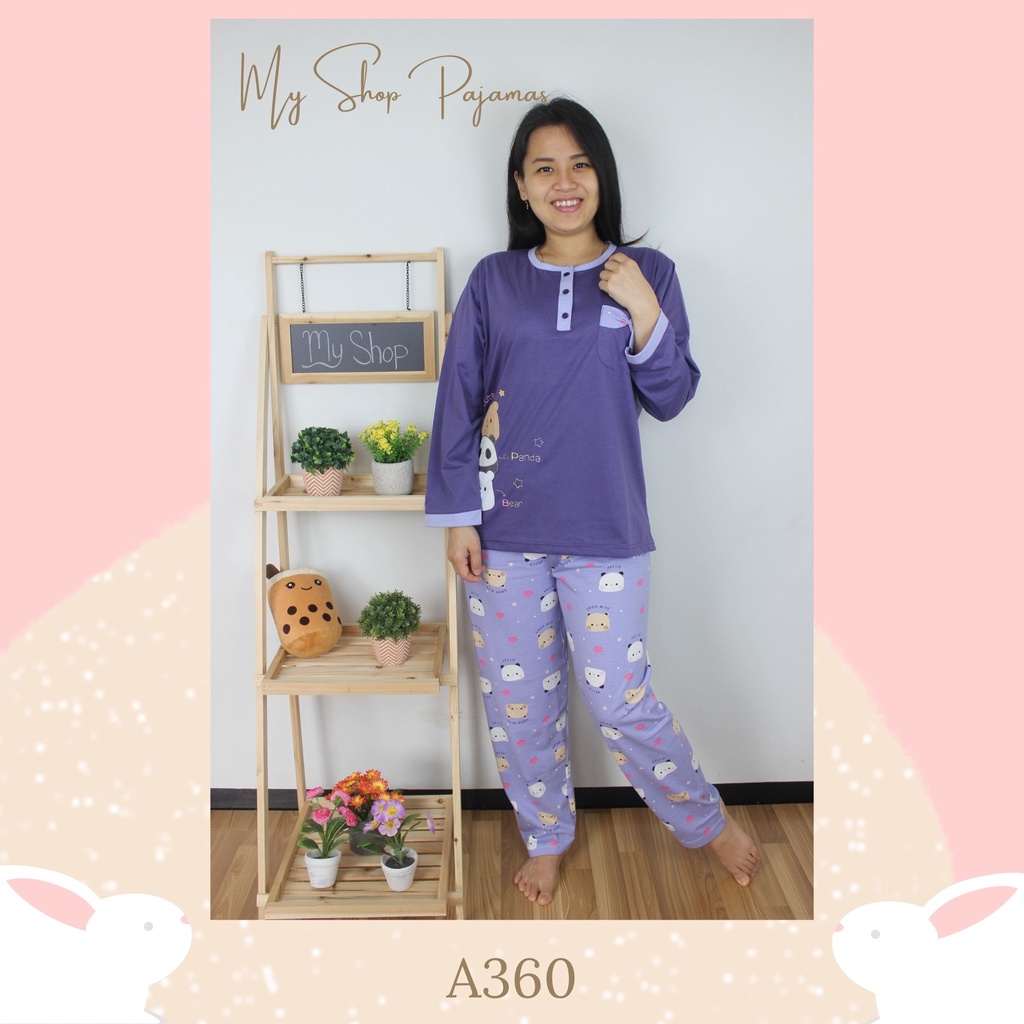 PIYAMA BABYDOLL BIGSIZE JUMBO ALL SIZE TANGAN LENGAN PANJANG CELANA PANJANG ANNE CLAIRE BAJU TIDUR SETELAN DEWASA WANITA SLEEPWEAR PAJAMAS PP PPBIG-6