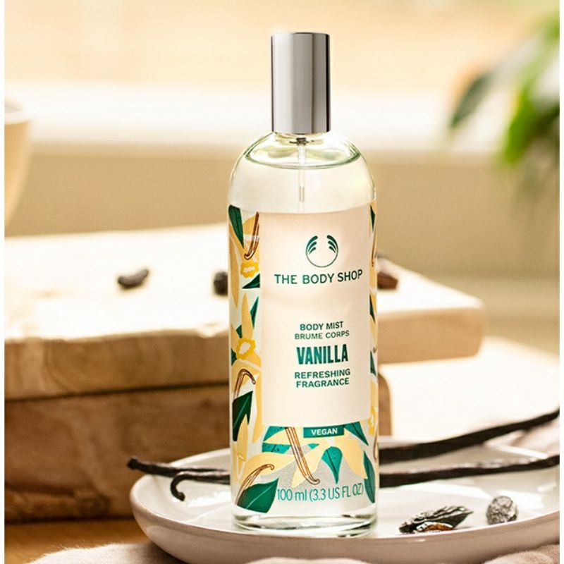 The Body Shop Body Mist Vanilla 100 ML ORIGINAL