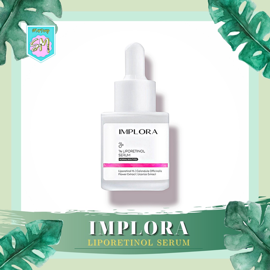 IMPLORA Liporetinol 1% Serum 20 ML | Antiaging, Menunda Penuaan, Meningkatkan Kolagen