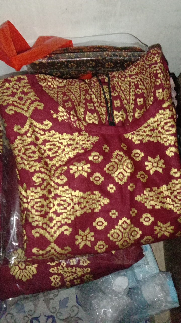 Maura Couple - Sania Ruffle Batik Couple Ori Ndoro Jawi -  Batik Modern Pekalongan