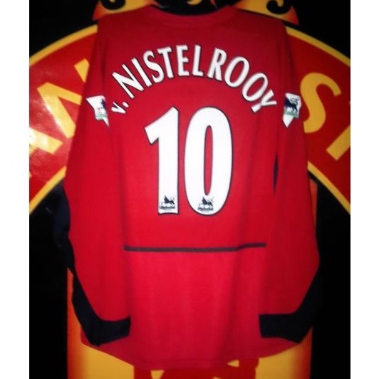 Jersey Manchester United Original Home Musim 2002/2004 v. Nistelrooy