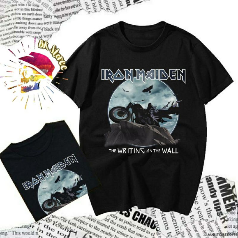 TSHIRT BAJU KAOS IRONMAIDEN BAND METAL | BIG SIZE |BOOTLEG