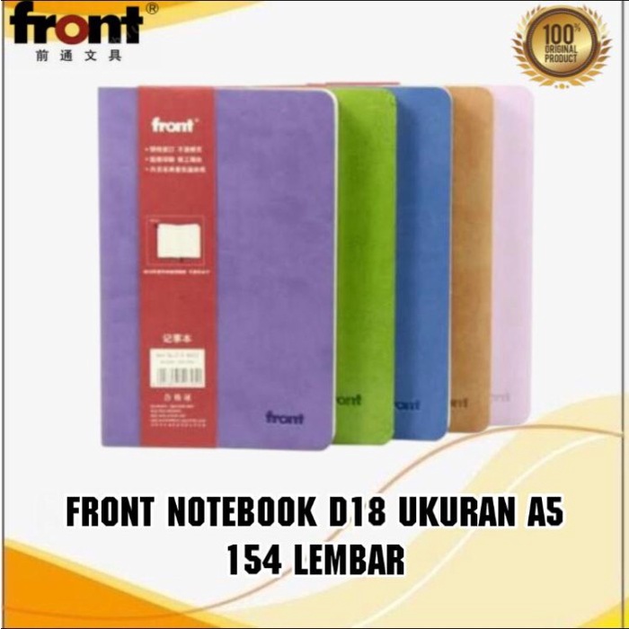 

Front Note Book Ukuran A5 Seri D18 092