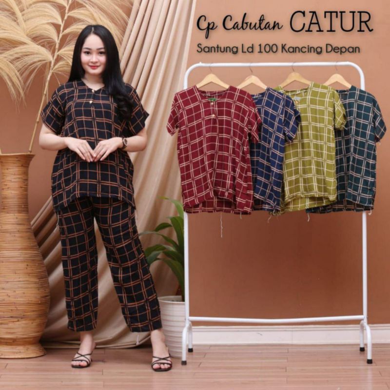 Setelan Arab Daster LD 110 Stelan Cp Arab Renda Jumbo Wanita Dewasa Busui Resleting Depan Lengan Pen