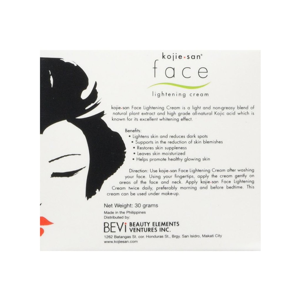 ★ BB ★ KOJIE SAN Face Lightening Cream