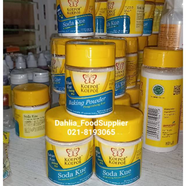 

BAKING POWDER KOEPO KOEPO 45GR - bubuk pengembang kue koepo koepo - soda kue - bahan kue - baking powder kupu kupu