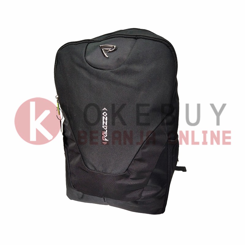 Tas Ransel Palazzo 300601 Black Green Backpack Tas Punggung Ransel Pria Ransel Wanita Tas Sekolah Da