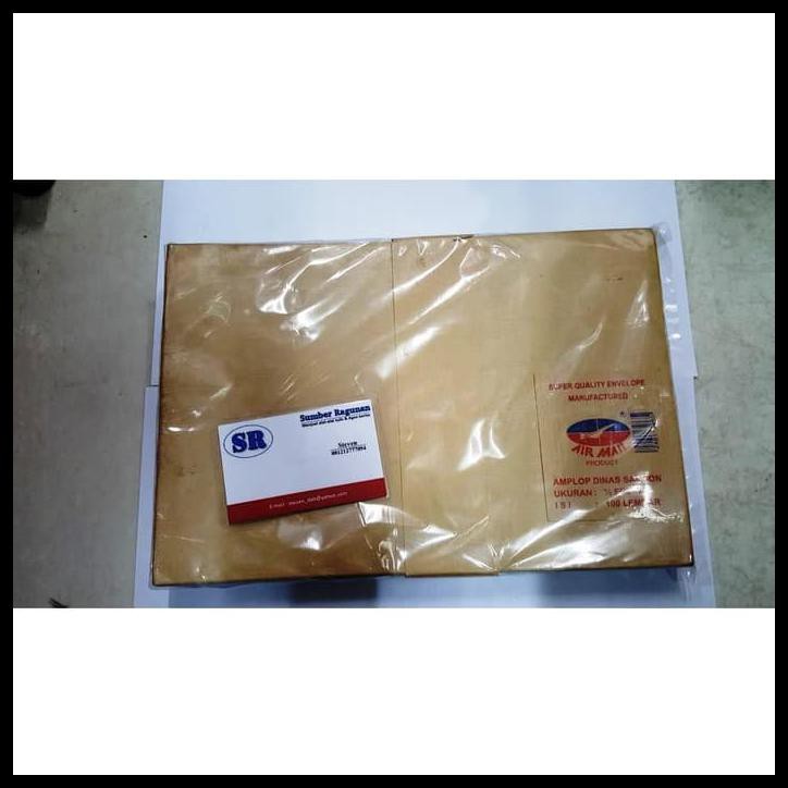 

Produk Terbaik Amplop Coklat Salur Air Mail Ukuran 1/2 Folio