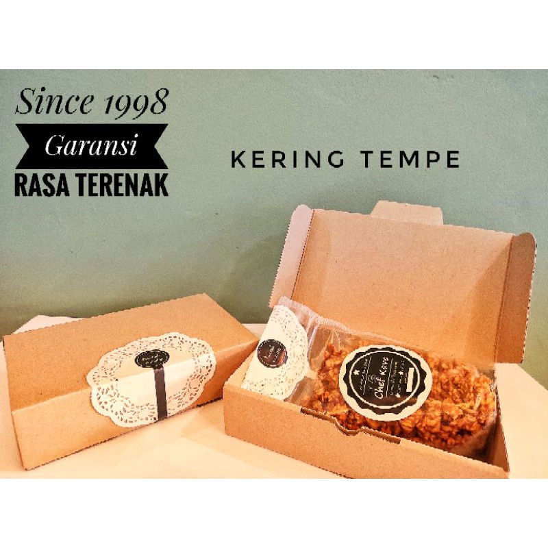 

Diskon 50 % !! Kering Tempe Chef Kava 210 gr. Kemasan Elegan