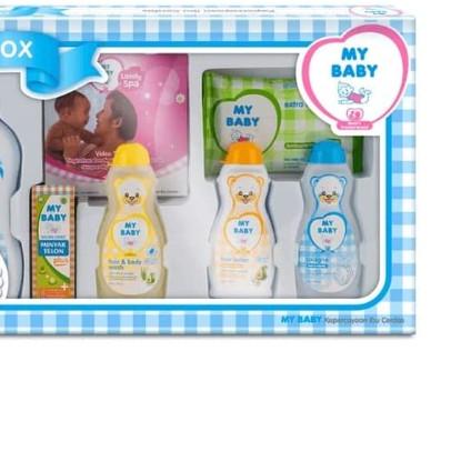 ♕ PAKET MY BABY BOX / GIFT SET BAYI / KADO BAYI / SABUN BAYI / PERLENGKAPAN MANDI BAYI ۞