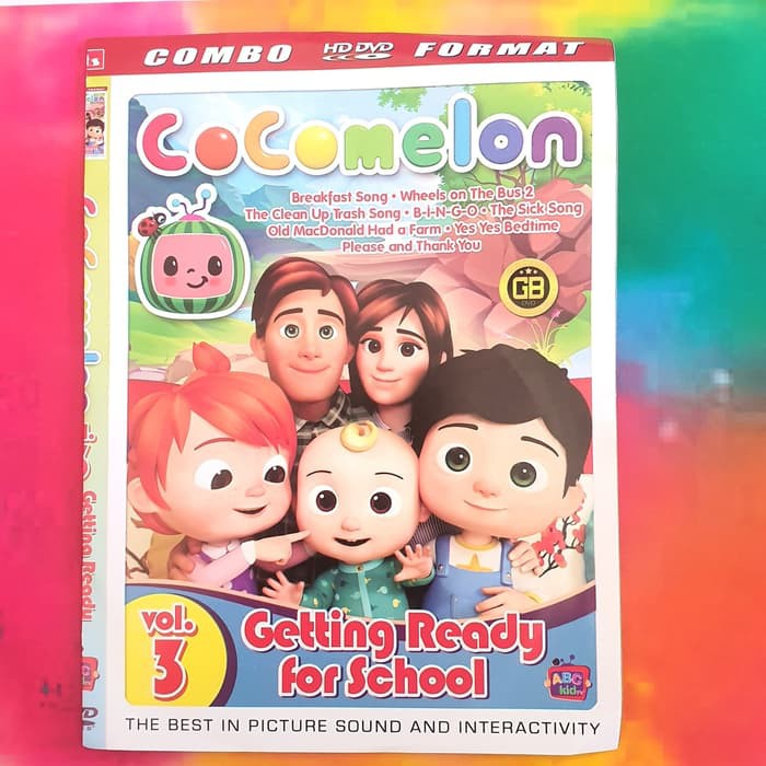 DUNIA ANAK-ANAK Kaset Dvd Lagu Animasi Anak Coco Melon Volume 3 Lagu Bahasa Inggris TERLARIS