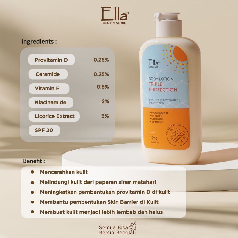 ELLA Body Lotion Triple Protection