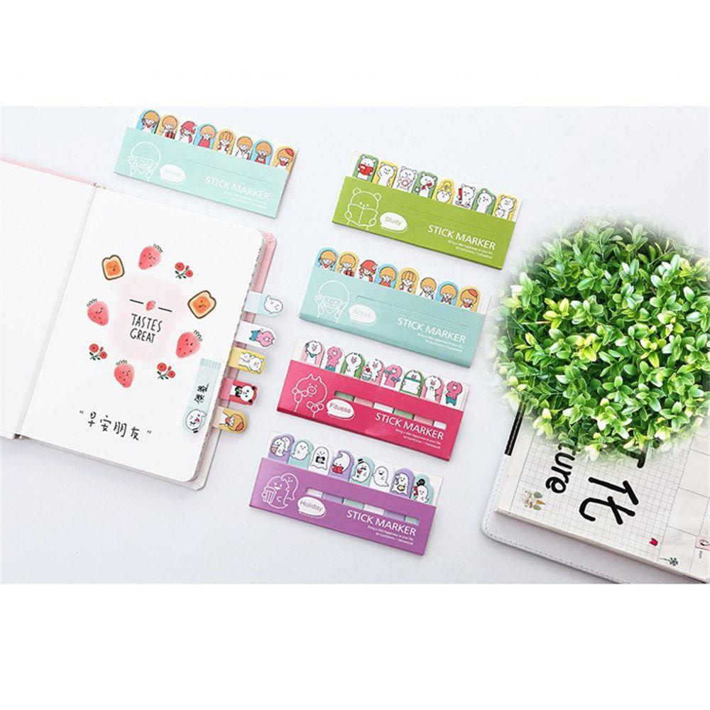 R-flower Memo Pad Bookmark Perlengkapan Sekolah Kreatif ​Nota Tempel Hewan Alat Tulis