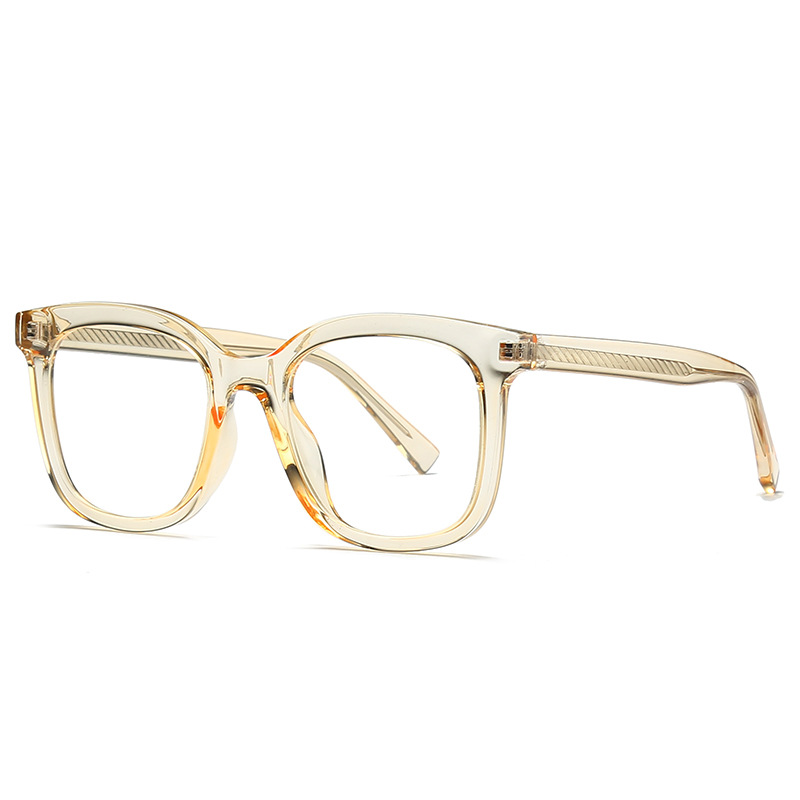 【YUZHU】COD TR90 Anti-blue Light Oversized Frame Kacamata Dekoratif Fashion