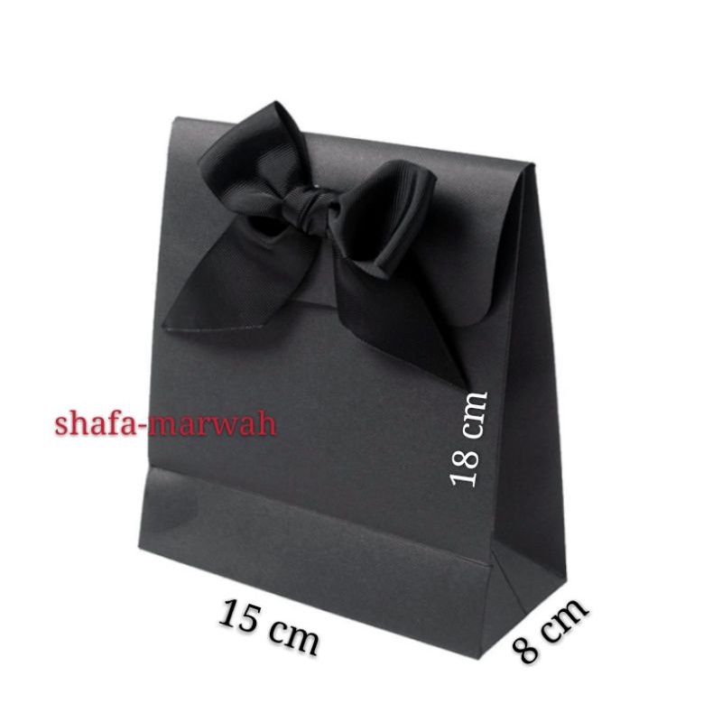 

SUPER PROMO EXCLUSIVE !!! QUICKLY PAPERBAG SUPER BLACK RIBBON.