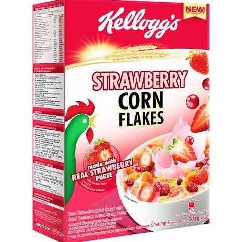 

$$$$] Kellogg's strawberry corn flakes cereal 300gr import thailand ORIGINAL